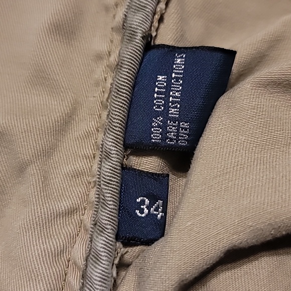 Ralph Lauren Polo Cargo Shorts Men's 34 Khaki Tan Distressed Paratroopers Safari - Picture 11 of 11